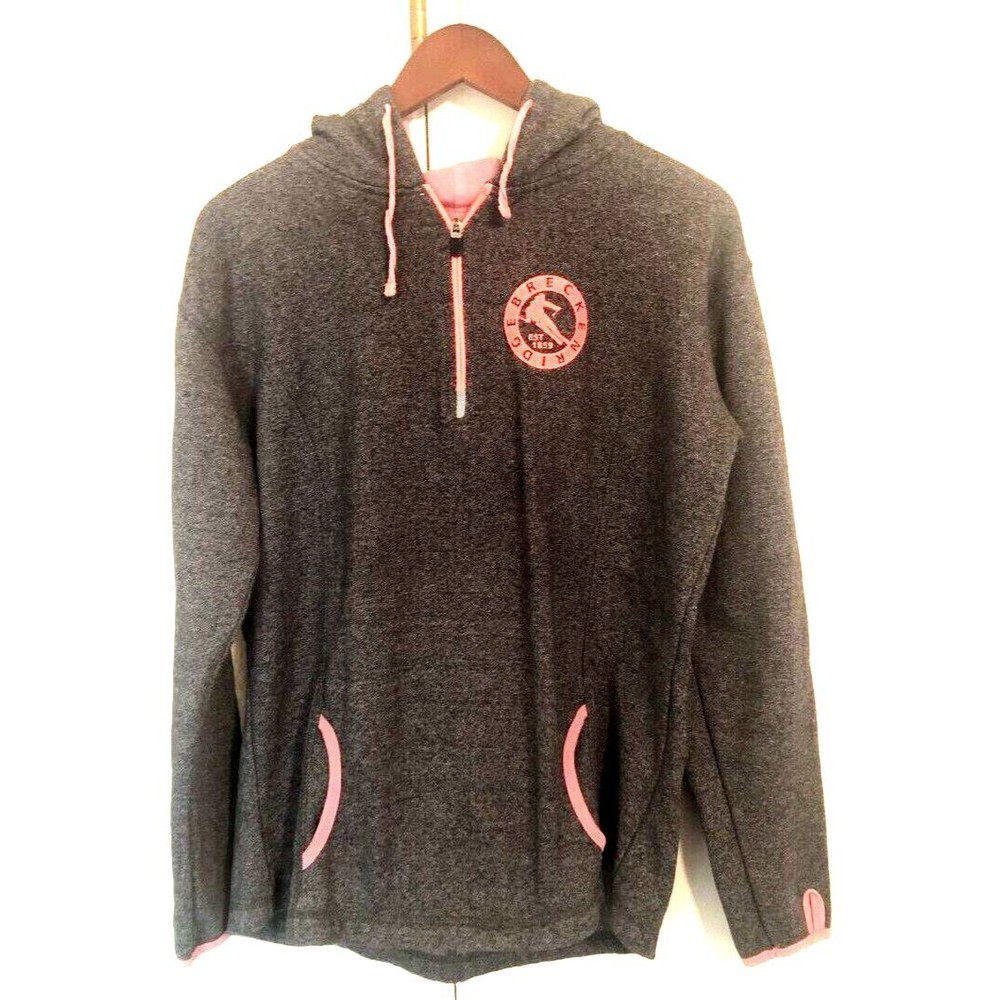 Valani Womens Hoodie Large Gray Breckenridge Colorado Skiing Logo